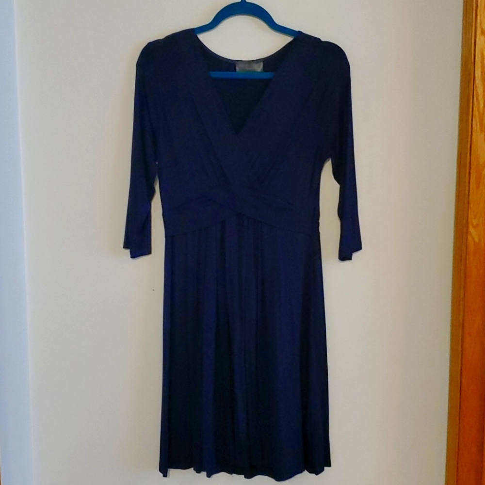 Jersey knit maternity dress
